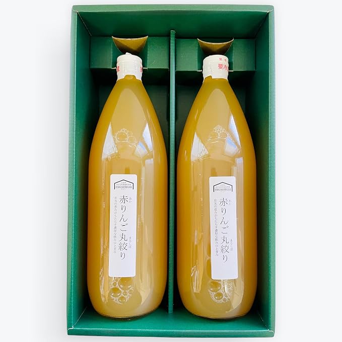むーむー ジュース ギフト 青森産赤りんご 1L2本入り 無添加